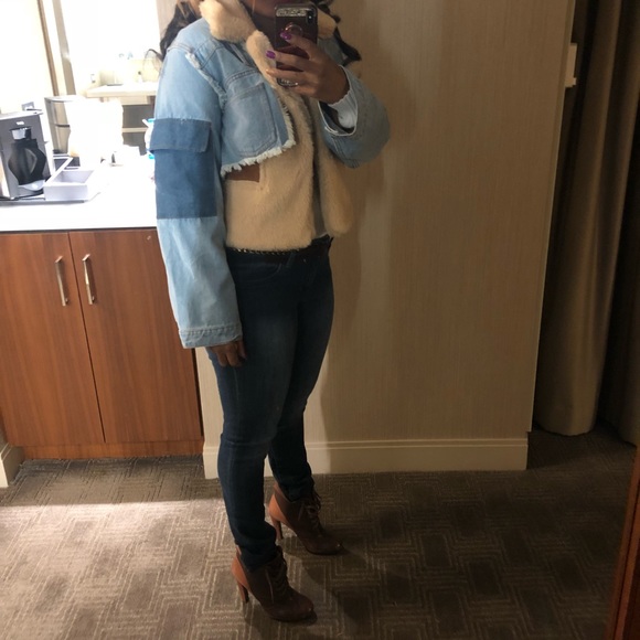 Shearling 3 way Jacket - Picture 5 of 6